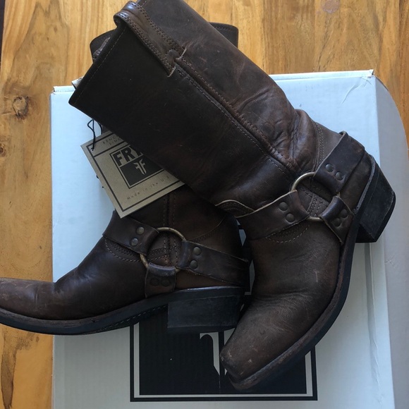 Frye Harness Boots - Picture 1 of 6